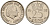 Нидерланды 25 центов 1951 Юлиана (1949-1980) KM 183 никель    4598-348