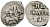 ВЕЛИКОЕ КНЯЖЕСТВО МОСКОВСКОЕ ДЕНГА 1535 - 1547 ИВАН IV ВАСИЛЬЕВИЧ, МОСКОВСКИЙ МОНЕТНЫЙ ДВОР, 0,36 ГР ГиК №41 серебро 262-1221