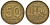 ГДР 50 пфеннигов 1950 KM 4 алюминиевая бронза 4119-857