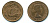 Великобритания 1/2 пенни 1967 Елизавета II (1952-2022) КМ 896, Spink 4158 бронза 4110-513