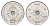 Лаос 20 сантимов 1952 год-тип KM 5 алюминий UNC 4678-317