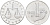 Италия 1 лира 1955 R, весы KM 91 алюминий  UNC  4594-654