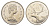Канада 25 центов 1981 Елизавета II (1952-2022), олень KM 74 никель aUNC 4637-827