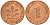 ФРГ 1 пфенниг 1994 G KM 105, J. 380 сталь плакированная медью    4598-714