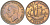 Великобритания 1/2 пенни 1946 Георг VI (1936-1952) KM 844, Spink 4115 бронза 65-441