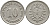 Германия 10 пфеннигов 1876 B, старогербовка KM 4, Jager 4, Weege 7 медно-никель 83-1052
