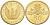 ГРЕЦИЯ 50 ЛЕПТА 1973 ФЕНИКС В ОГНЕ, ОРНАМЕНТ KM 106 медно-никель UNC 4396-1551