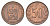 Чехословакия 50 геллеров 1970 KM 55.1 бронза UNC 4651-554