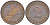 ФРГ 2 ПФЕННИГА 1950 G KM 106, J. 381 бронза 3955-615