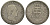 Сардиния 50 сентесимо 1830 KM 102.1 серебро 1521-1414