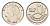 Бельгия 1 франк 1989 Belgique, Бодуэн I (1951-1993) KM 170 нержавеющая сталь UNC 4611-414