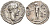 Римская Империя денарий 150 - 151 Антонин Пий, ANTONINVS AVG PIVS PP TR P XIIII, бюст императора / COS IIII, Гений с патерой и колосьями, Рим, 3,24 гр RIC 196 серебро 1073-18-92