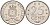 Нидерландские Антилы 25 центов 1976 Юлиана (1948-1980) KM 11 никель 4585-1013