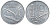 Италия 10 лир 1954 R, колосья KM 93 алюминий 4543-353