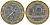Франция 10 франков 1991 тип гений Бастилии KM 964.1, Le Frank 375.6 биметалл 4128-521