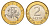 Литва 2 лита 1999 KM 112 биметалл UNC 4364-1641