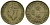 Гонконг 10 центов 1949 король Георг VI (1937 - 1952) KM 25 никель латунь 4167-726