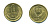 СССР 1 КОПЕЙКА 1991 М, Федорин № 182 KM 126а латунь UNC 551-923