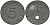 Германия 5 рейхспфеннигов 1940 J, монетный двор Гамбург  KM 100, J. 370 цинк 186-715