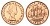 Великобритания 1/2 пенни 1965 Елизавета II (1952-2022) KM 896, Spink 4158 бронза 4629-315