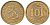 Финляндия 10 пенни 1965 S KM 46 алюминиевая бронза 4174-914