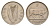 Ирландия 1 шиллинг 1954 бык KM 14a медно-никель 4691-221