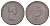 Великобритания 1 пенни 1806-1807 Георг II (1727-1760) KM 663, Spink 3780 медь 4634-911